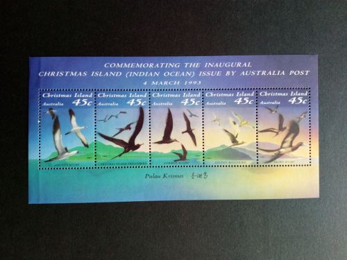 CHRISTMAS ISLANDS BLOCK 7 POSTFRISCH(MINT) SEEVÖGEL 1993 SCHWALBE TÖLPEL