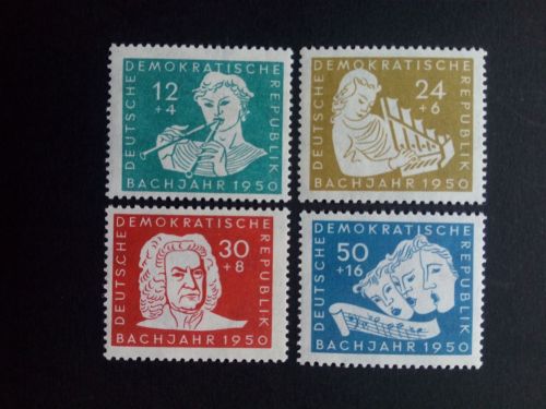 DDR MI-NR. 256-259 POSTFRISCH(MINT) 200. TODESTAG JOHANN SEBASTIAN BACH 1950