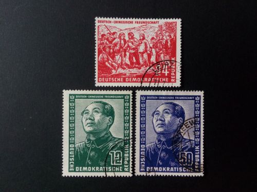 DDR MI-NR. 286-288 GESTEMPELT(USED) DEUTSCH-CHINESISCHE FREUNDSCHAFT 1951