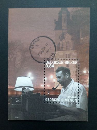 BELGIEN BLOCK 89 GESTEMPELT(USED) GEORGES SIMENON 2003