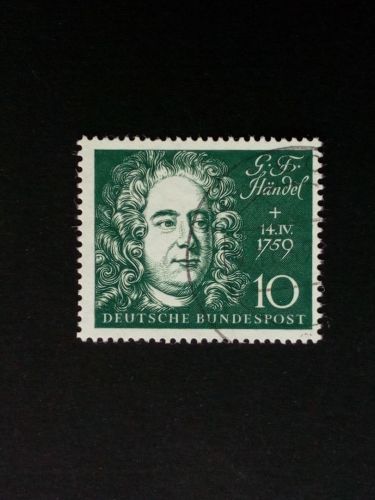 DEUTSCHLAND MI-NR. 315 GESTEMPELT(USED) GEORG FRIEDRICH HÄNDEL KOMPONIST 1959