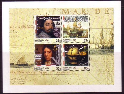 AUSTRALIEN BLOCK 8 POSTFRISCH(MINT) 200 JAHRE KOLONIALISIERUNG AUSTRALIENS SCHIFFE