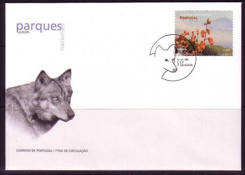 AZOREN MI-NR. 470 FDC EUROPA 1999 NATUR- und NATIONALPARKS