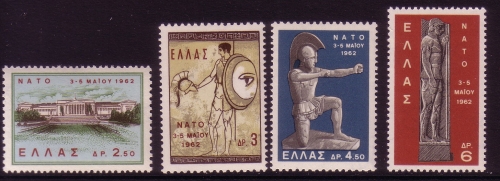GRIECHENLAND MI-NR. 792-795 POSTFRISCH(MINT) MINISTERKONFERENZ DER NATO 1962