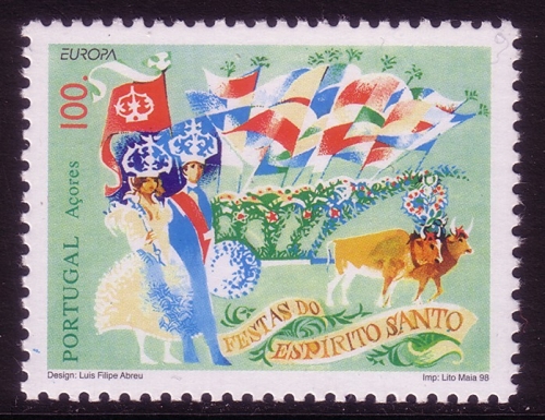 AZOREN MI-NR. 467 POSTFRISCH(MINT) EUROPA 1998 NATIONALE FESTE und FEIERTAGE