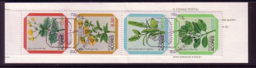 AZOREN MH 1 GESTEMPELT(USED) BLUMEN HAHNENFUSS HYAZINTHE MAIRE