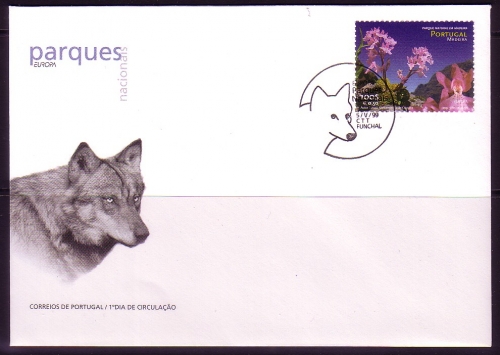 MADEIRA MI-NR. 197 FDC EUROPA 1999 NATUR- und NATIONALPARKS BLUMEN