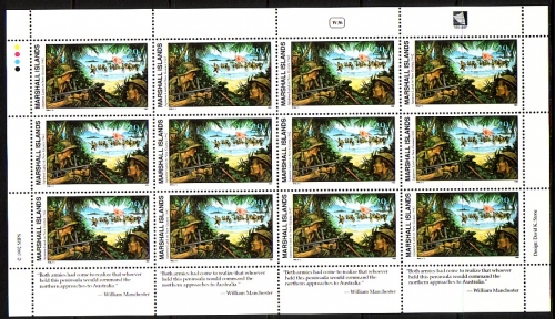 MARSHALL-INSELN MI-NR. 404 POSTFRISCH(MINT) KB 2. WELTKRIEGS(XXXVI) LANDUNG DER JAPANISCHEN TRUPPEN AUF NEUGUINEA