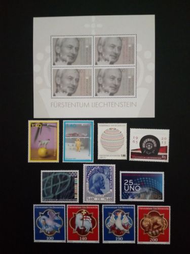 LIECHTENSTEIN JAHRGANG 2015 POSTFRISCH(MINT) MIT KLEINBOGEN 1789