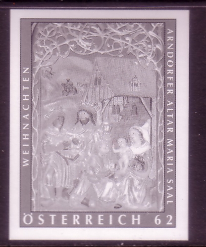 ÖSTERREICH SCHWARZDRUCK MI-NR. 3041 POSTFRISCH(MINT) WEIHNACHTEN 2012