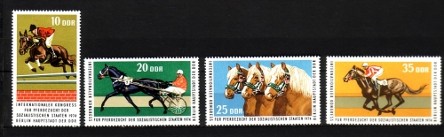 DDR MI-NR. 1969-1972 POSTFRISCH(MINT) PFERDEZUCHT KONGRESS HAFLINGER 1974