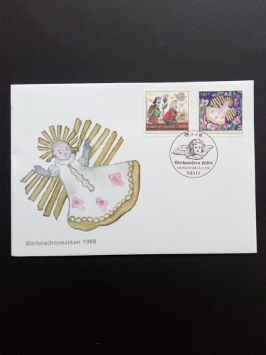 DEUTSCHLAND MI-NR. 2023-2024 FDC WEIHNACHTEN 1998 STEMPEL BONN