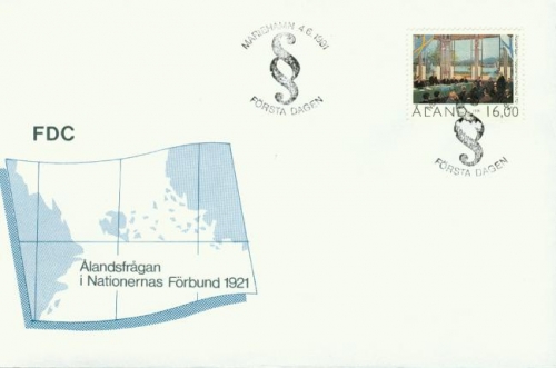 ALAND MI-NR. 53 FDC 70 JAHRE AUTONOMIE 1991