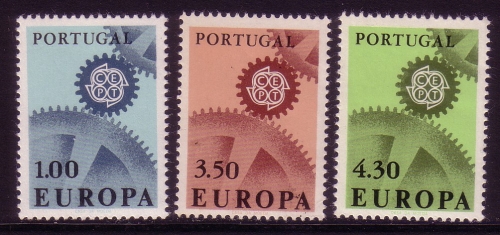 PORTUGAL MI-NR. 1026-1028 POSTFRISCH(MINT) EUROPA 1967 - 2. Wahl
