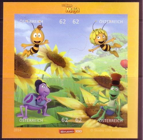 ÖSTERREICH BLOCK 81 POSTFRISCH(MINT) COMIC BIENE MAJA