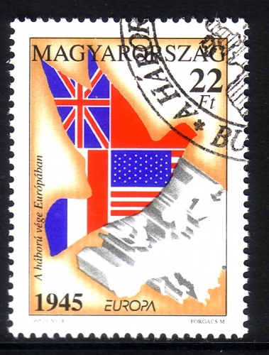 UNGARN MI-NR. 4342 GESTEMPELT(USED) EUROPA 1995 FRIEDEN und FREIHEIT