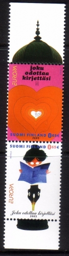 FINNLAND MI-NR. 1655-1656 POSTFRISCH(MINT) EUROPA 2003 - PLAKATKUNST ZD HOCH