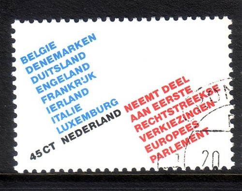 NIEDERLANDE MI-NR. 1134 o MITLÄUFER 1979 - DIREKTWAHL ZUM EUROPÄISCHEN PARLAMENT