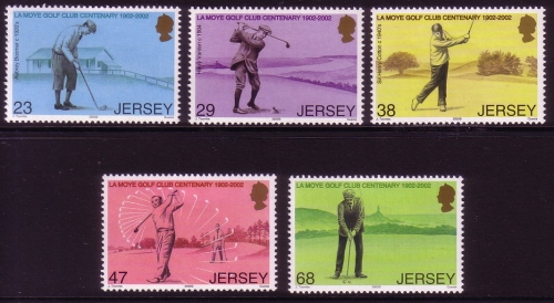 JERSEY MI-NR. 1023-1027 POSTFRISCH(MINT) 100 JAHRE LA-MOYE-GOLFCLUB