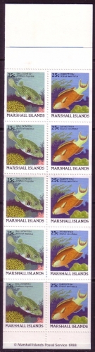 MARSHALL-INSELN MH MIT 5 x MI-NR. 172-173 D POSTFRISCH(MINT) FISCHE