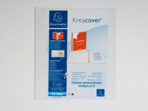 RINGBUCH AUS FESTEN PP 4 RINGE FÜR DIN A4 ÜBERBREITE MAXI WEISS EXACOMPTA