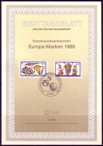 20 ERSTTAGSBLÄTTER DEUTSCHLAND NACH WAHL AUS 1974-1991