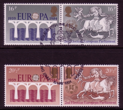GROSSBRITANNIEN MI-NR. 988-991 GESTEMPELT(USED) ZD BRÜCKEN EUROPA 1984