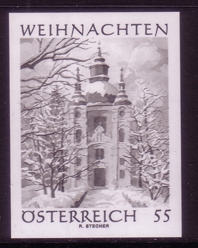 ÖSTERREICH SCHWARZDRUCK MI-NR. 2626 POSTFRISCH(MINT) WEIHNACHTEN 2006