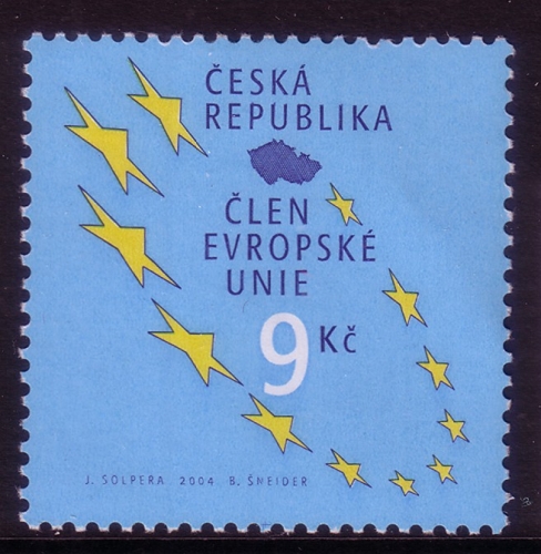 TSCHECHISCHE REPUBLIK MI-NR. 393 POSTFRISCH(MINT) BEITRITT ZUR EU 2004