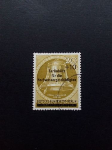 BERLIN MI-NR. 155 GESTEMPELT(USED) BERLINHILFE FÜR DIE HOCHWASSERGESCHÄDIGTEN 1956