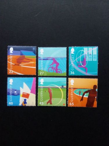 GUERNSEY MI-NR. 960-965 POSTFRISCH(MINT) ISLAND GAMES 2003 GOLF SEGELN MOUNTAINBIKE