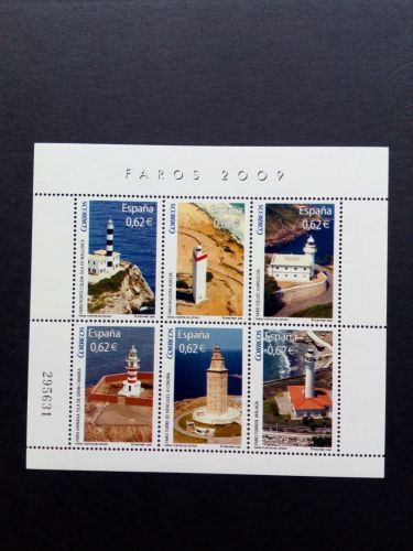 SPANIEN BLOCK 180 POSTFRISCH(MINT) LEUCHTTÜRME(III) 2009