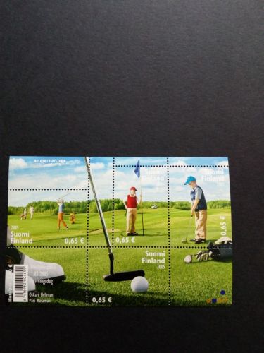 FINNLAND BLOCK 36 POSTFRISCH(MINT) FAMILIENSPORT GOLF 2005