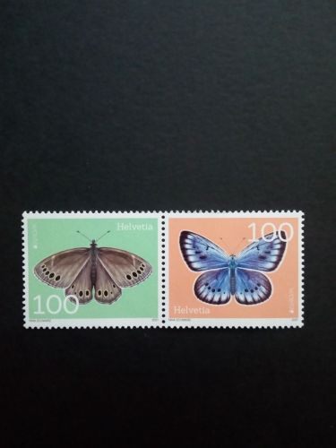 SCHWEIZ MI-NR. 2706-2707 POSTFRISCH(MINT) EUROPA 2021 GEFÄHRDETE TIERE SCHMETTERLING