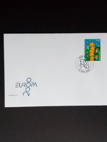 LIECHTENSTEIN MI-NR. 1234 FDC EUROPA 2000 STERNE