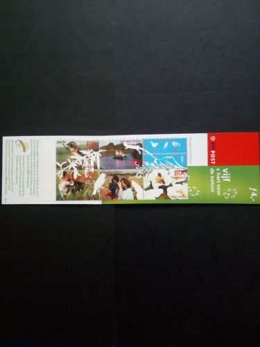 NIEDERLANDE MH 63 POSTFRISCH(MINT) PB 64 EIN HERZ FÜR DIE NATUR 2001 FUCHS