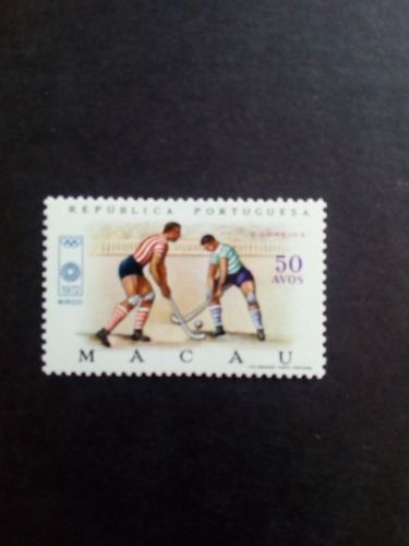 MACAU MI-NR. 454 POSTFRISCH(MINT) SOMMEROLYMPIADE 1972 MÜNCHEN HOCKEY
