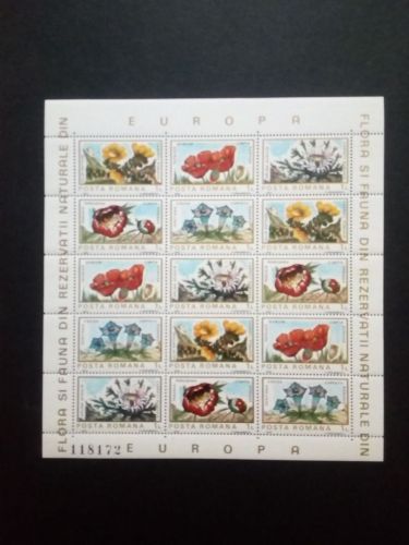 RUMÄNIEN MI-NR. 3982-3991 POSTFRISCH(MINT) KLEINBOGENSATZ EUROPÄISCHE FLORA UND FAUNA 1983 EICHHÖRNCHEN