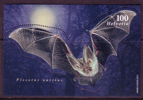 SCHWEIZ BLOCK 50 POSTFRISCH(MINT) FLEDERMAUS 2012 BRAUNES LANGOHR