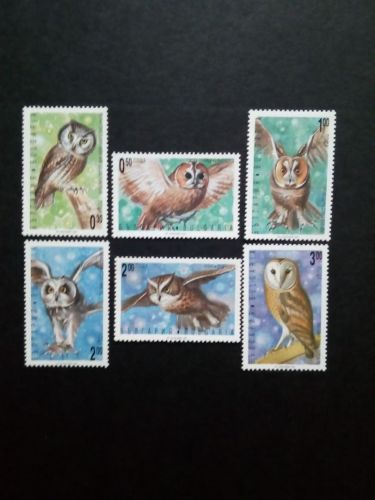 BULGARIEN MI-NR. 4032-4037 POSTFRISCH(MINT) EULEN 1992