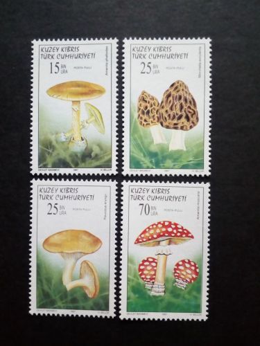 TÜRKISCH ZYPERN MI-NR. 444-447 POSTFRISCH(MINT) PILZE 1997 FLIEGENPILZ