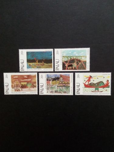 PALAU MI-NR. 24-28 POSTFRISCH(MINT) WEIHNACHTEN 1983 GEMÄLDE