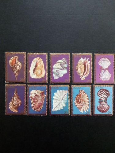 PALAU MI-NR. 37-46 POSTFRISCH(MINT) MUSCHELN UND MEERESSCHNECKEN 1984