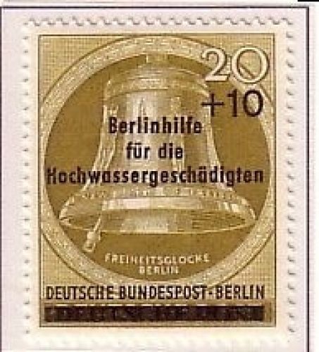 BERLIN MI-NR. 155 POSTFRISCH(MINT) BERLINHILFE FÜR DIE HOCHWASSERGESCHÄDIGTEN 1956