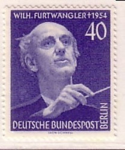 BERLIN MI-NR. 128 POSTFRISCH(MINT) WILHELM FURTWÄNGLER KOMPONIST UND DIRIGENT