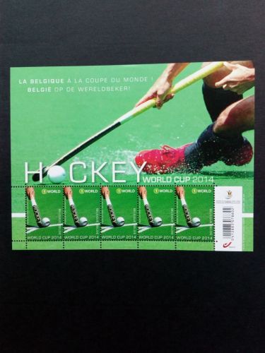 BELGIEN MI-NR. 4467 POSTFRISCH(MINT) KLEINBOGEN HOCKEY WM 2014 DEN HAAG