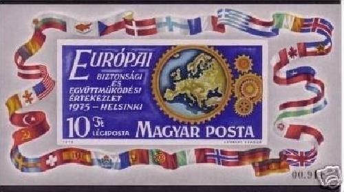 UNGARN BLOCK 113 B POSTFRISCH(MINT) KSZE KONFERNEZ FÜR SICHERHEIT UND ZUSAMMENARBEIT