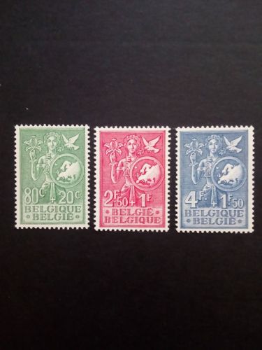 BELGIEN MI-NR. 976-978 POSTFRISCH(MINT) BÜRO DER EUROPÄISCHEN JUGEND 1953