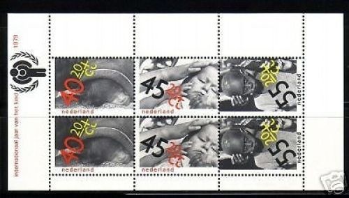 NIEDERLANDE BLOCK 20 POSTFRISCH(MINT) FÜR DAS KIND JAHR DES KINDES 1979