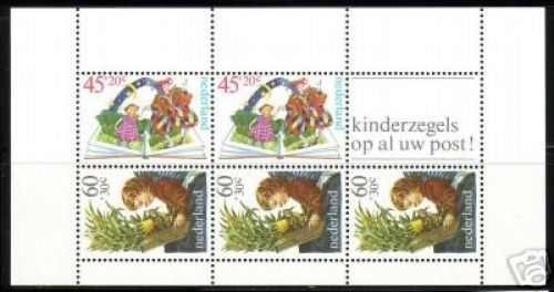 NIEDERLANDE BLOCK 21 POSTFRISCH(MINT) DAS KIND UND DAS BUCH 1980